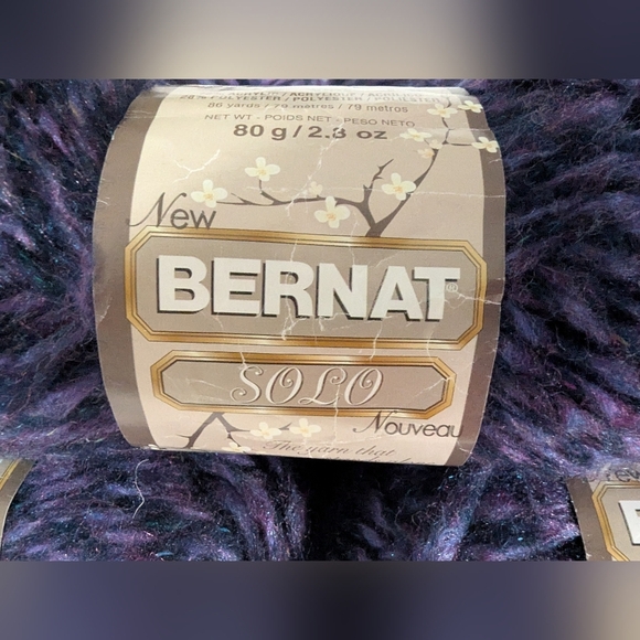 Bernat  Solo Yarn 7x 80 g Skiens Purple Plum Verigated - Picture 2 of 10
